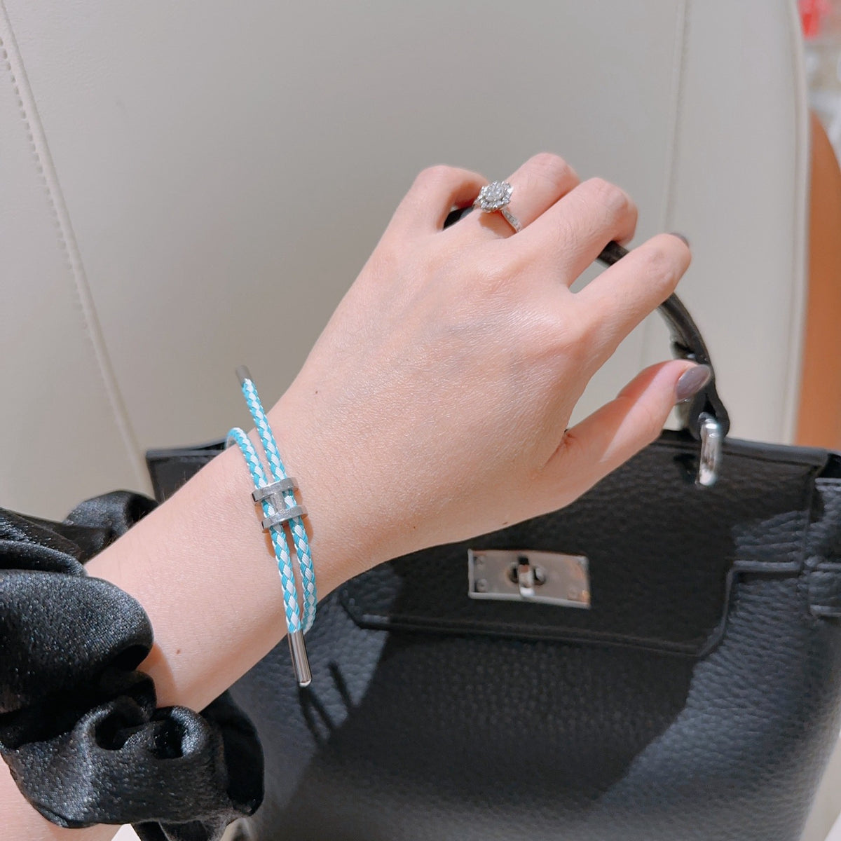 Hermès Turquoise Braided Bracelet - album image 9