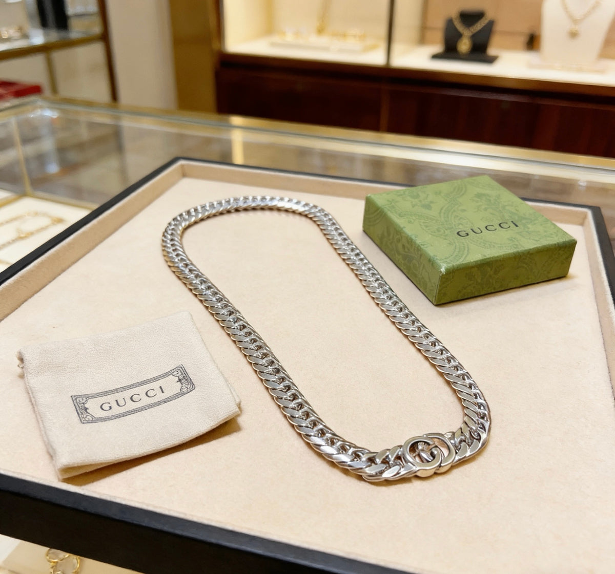 Gucci Anger Forest Interlocking G Chain Necklace - album image 2