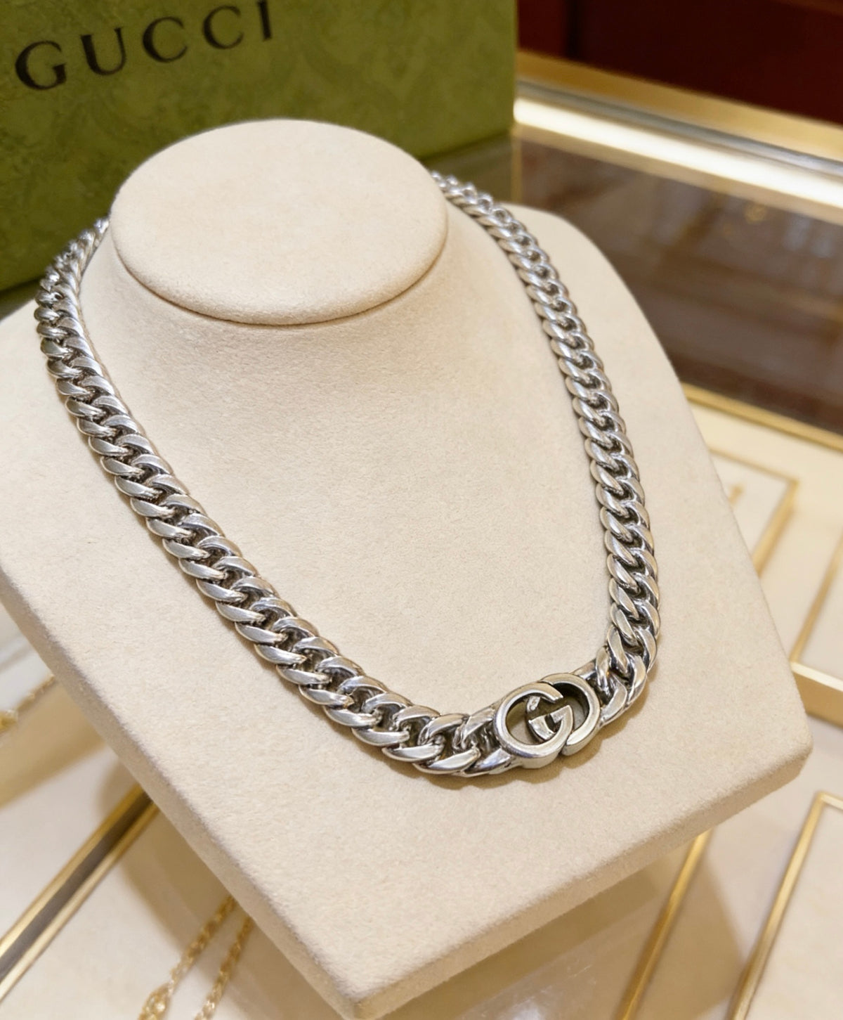 Gucci Anger Forest Interlocking G Chain Necklace - album image 1