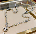 Gucci Anger Forest Interlocking G Key Antiqued Chain Necklace - album image 1