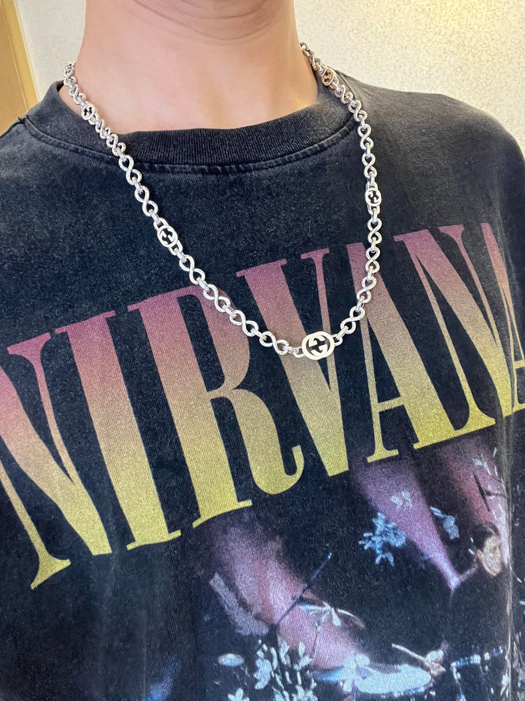 Gucci Anger Forest Antiqued Chain Necklace - album image 2