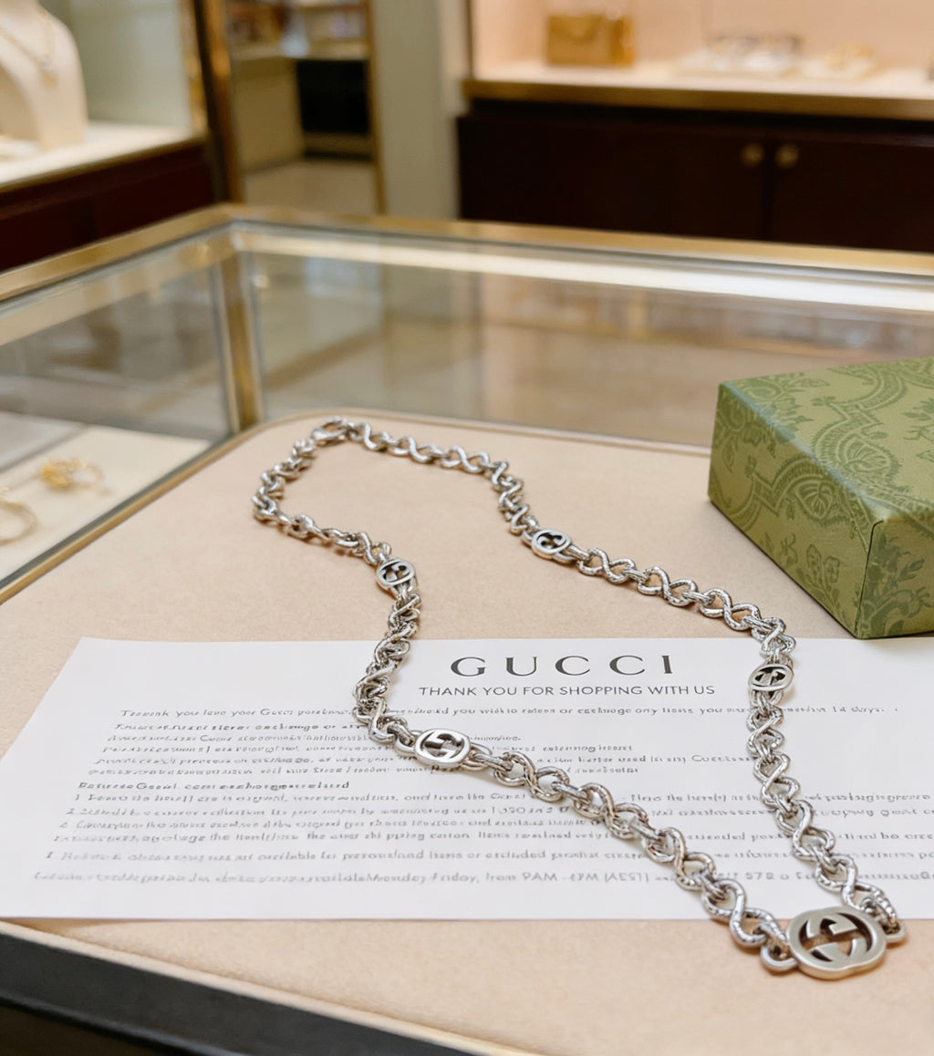 Gucci Anger Forest Antiqued Chain Necklace - album image 6