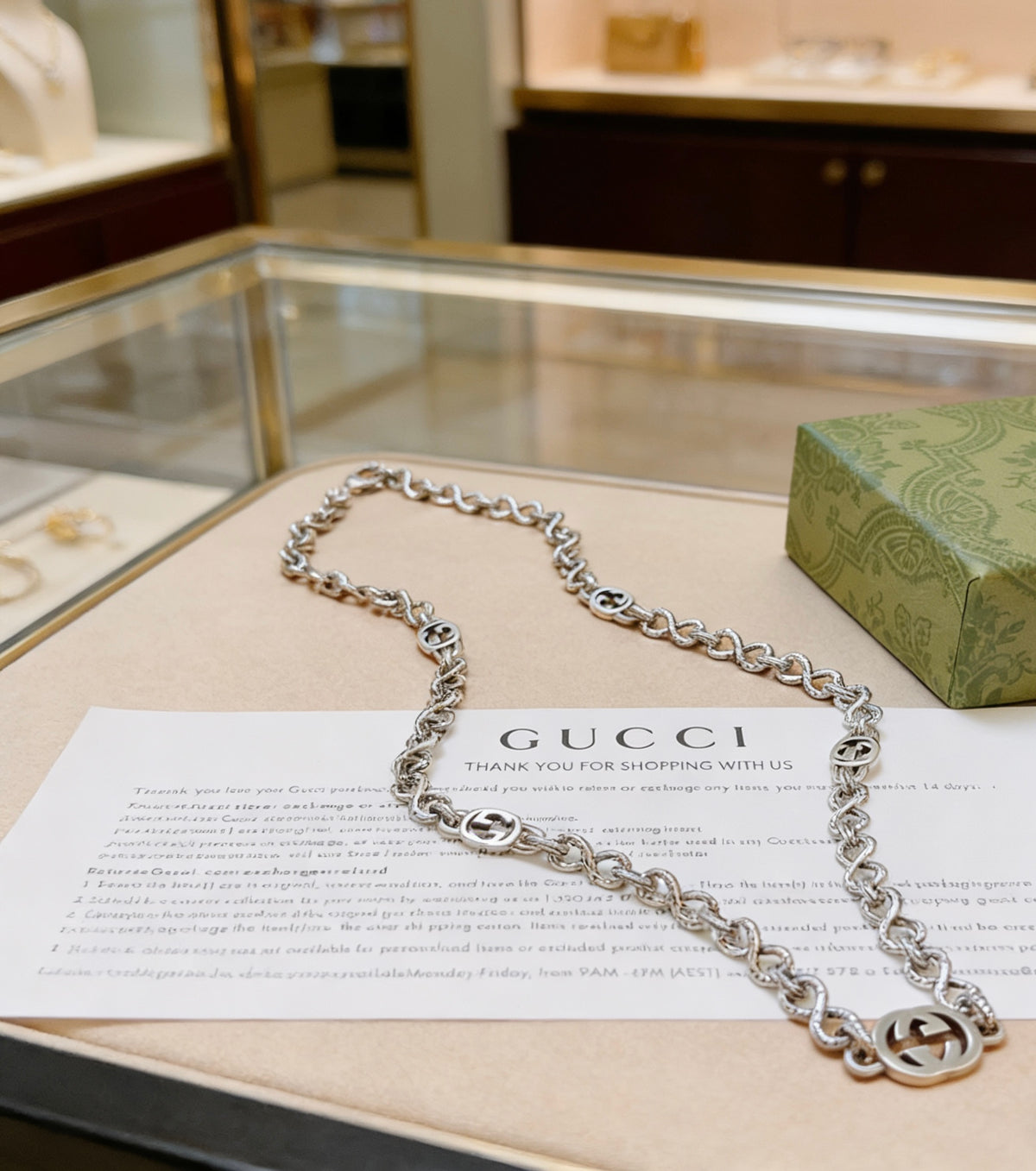 Gucci Anger Forest Antiqued Chain Necklace - album image 6
