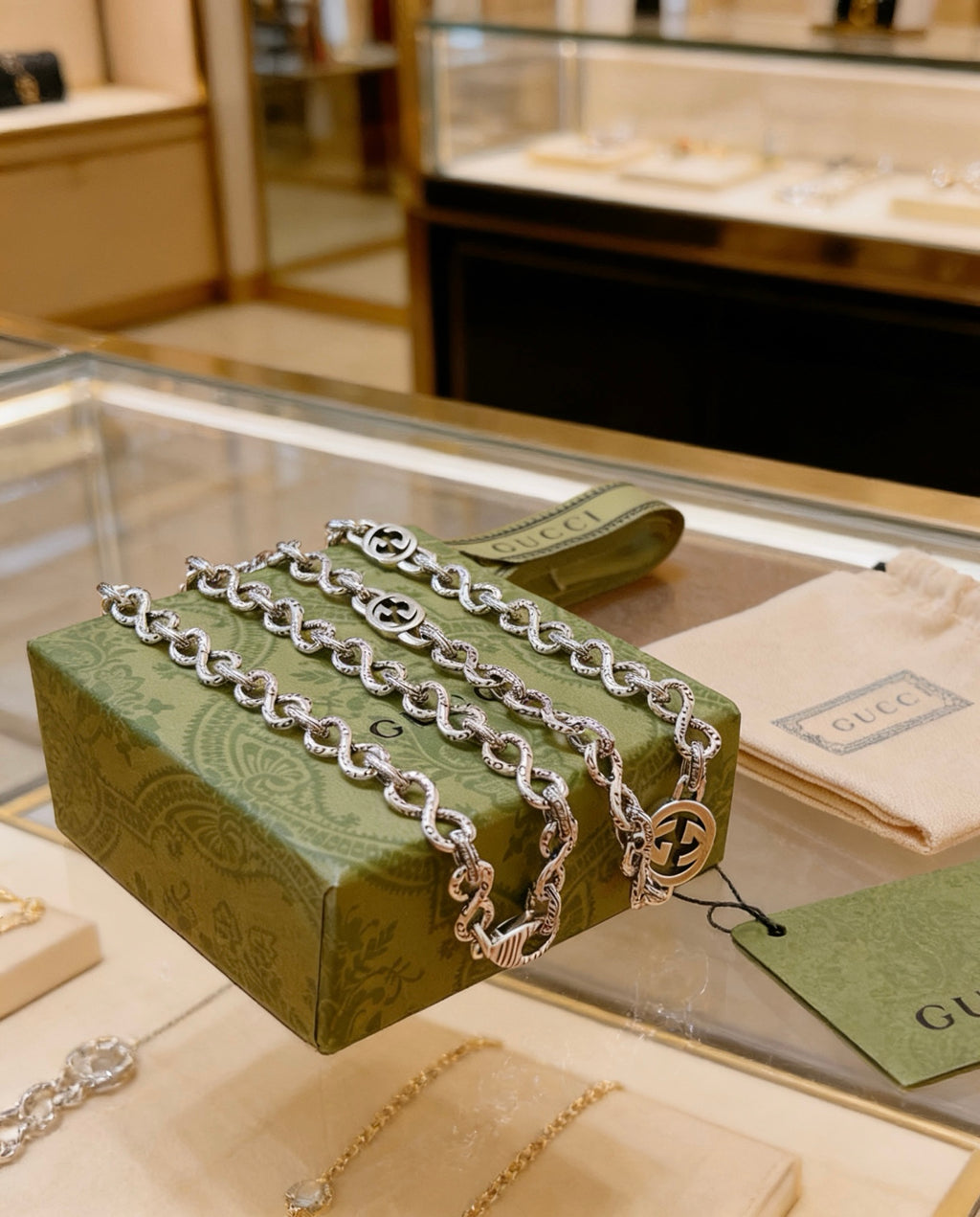 Gucci Anger Forest Antiqued Chain Necklace - album image 7