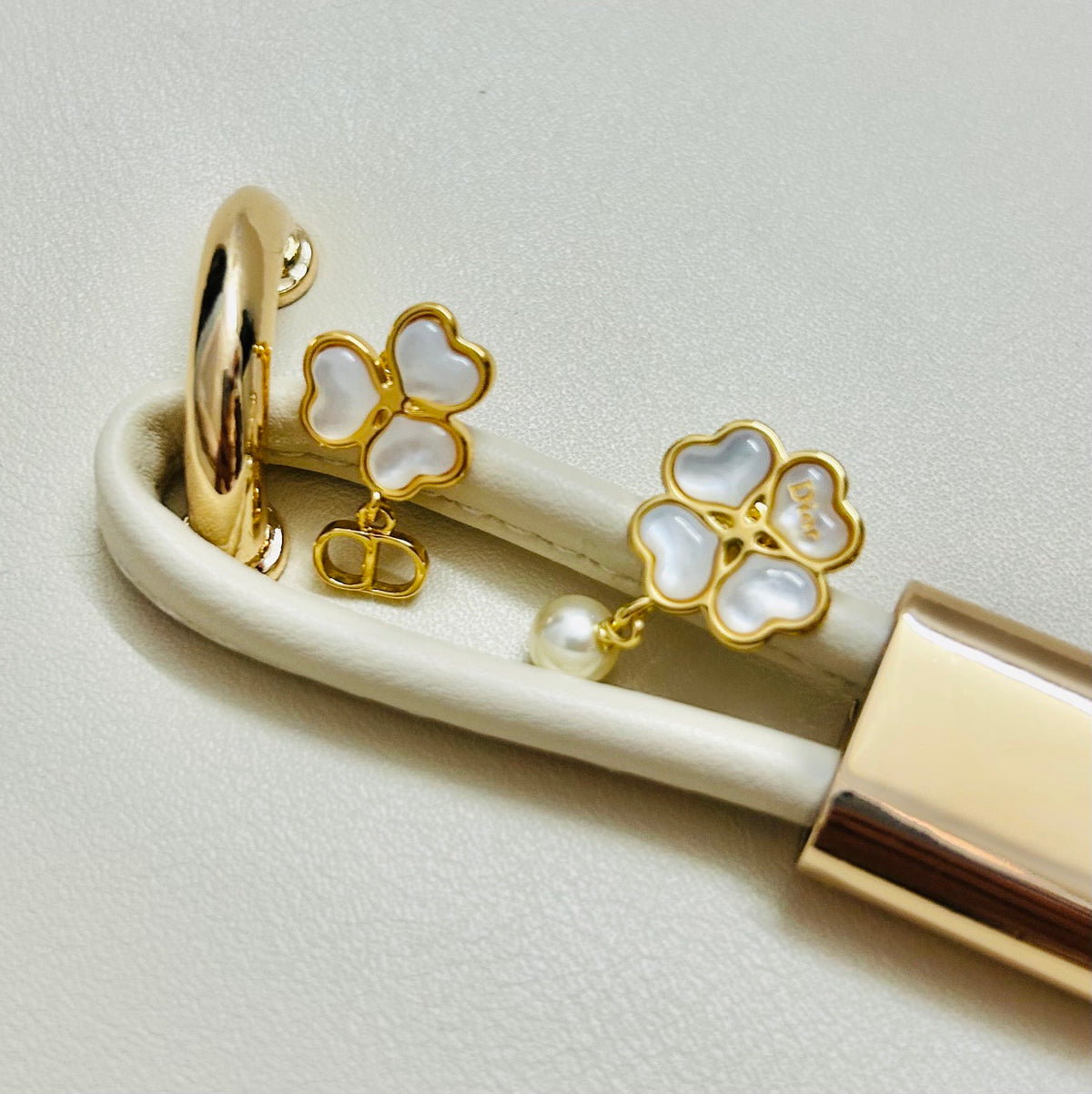 Dior Crystal Bow Pearl-Look Earrings - product image 6