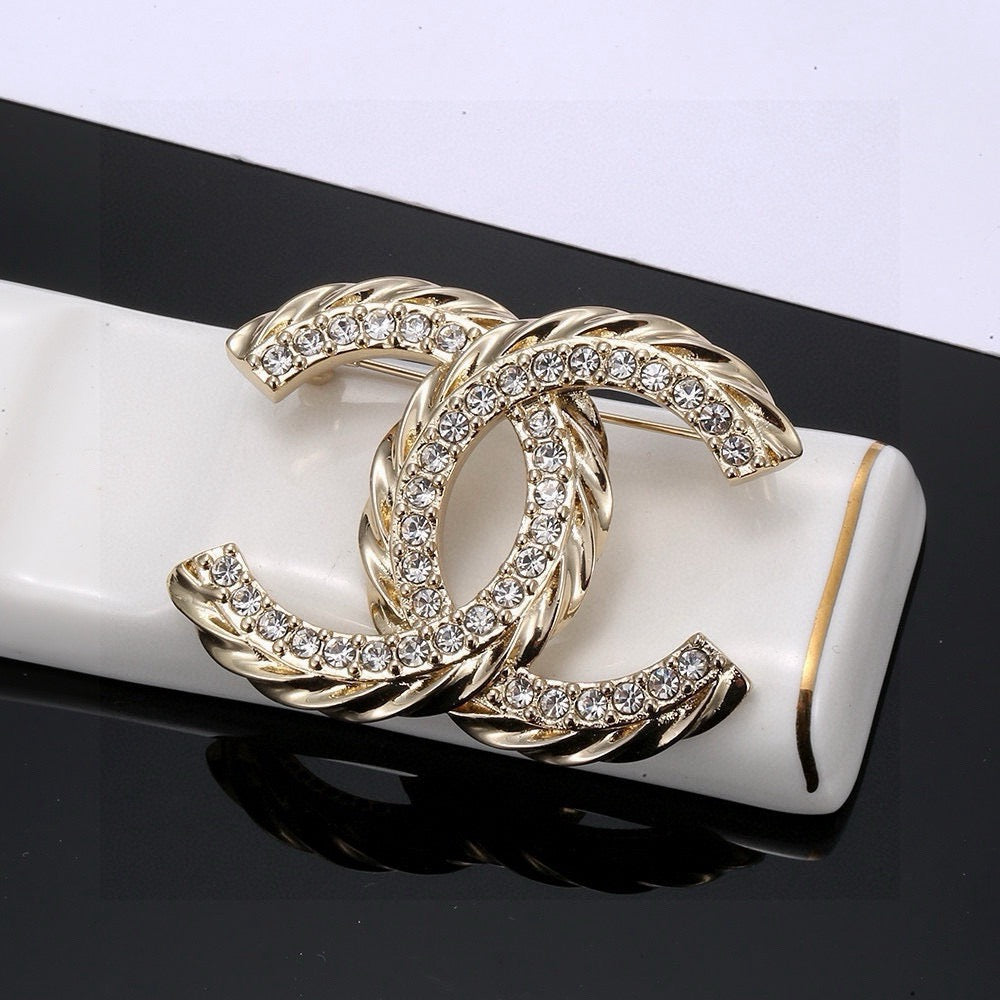 Chanel Crystal Accent Brooch - album image 6