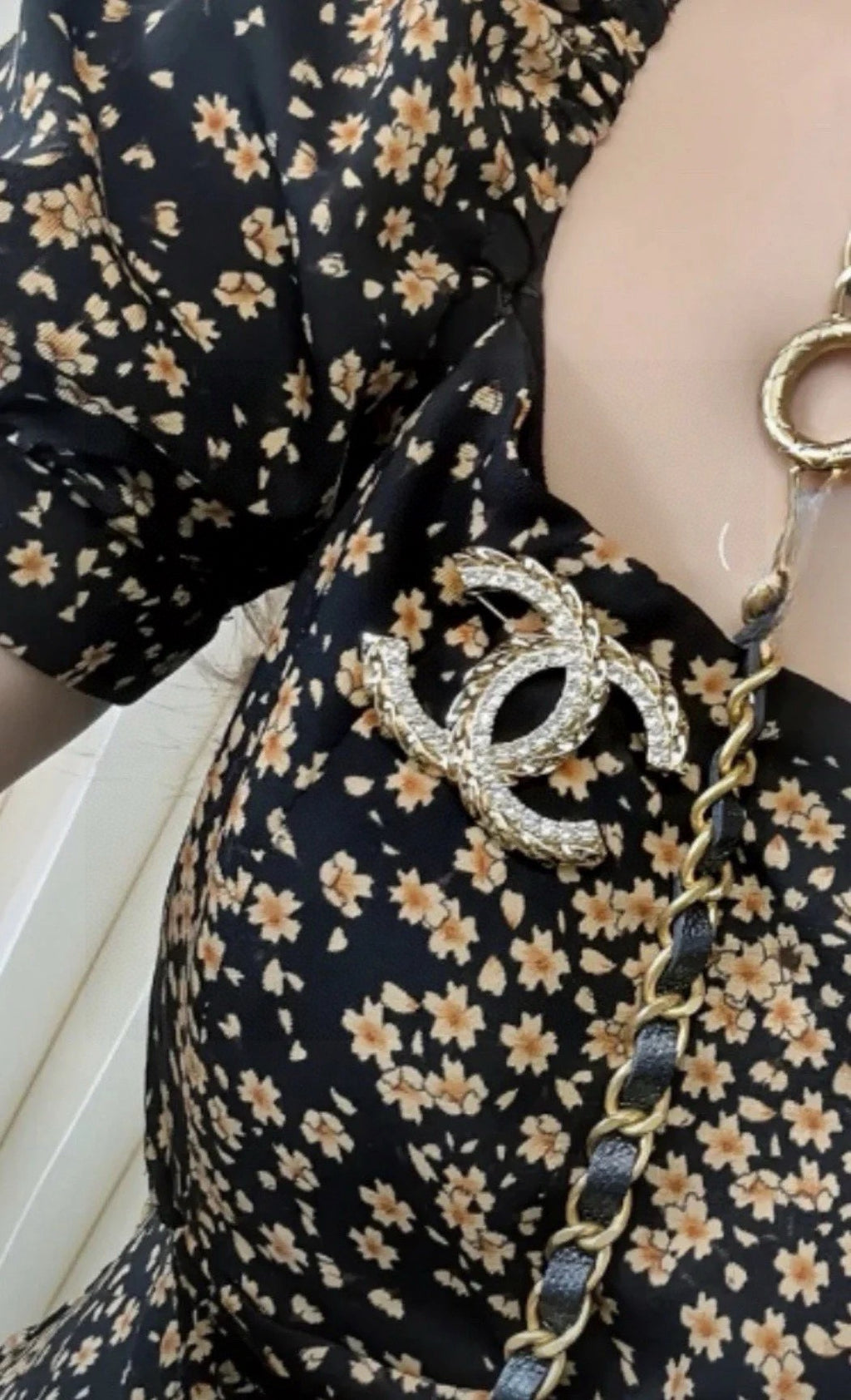Chanel Crystal Accent Brooch - album image 5