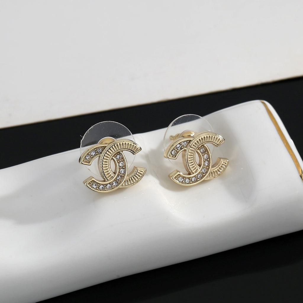 Chanel Gold-Tone Earrings - album image 3
