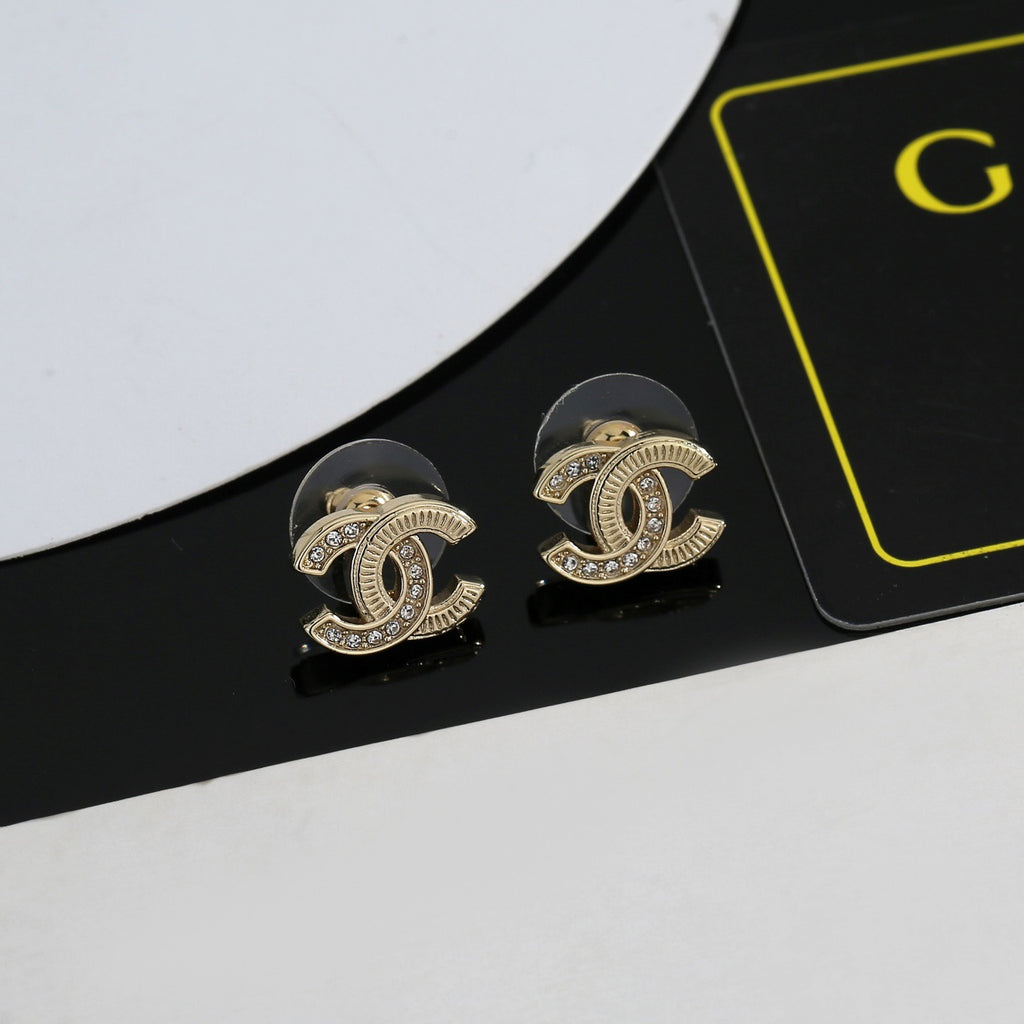 Chanel Gold-Tone Earrings - album image 2
