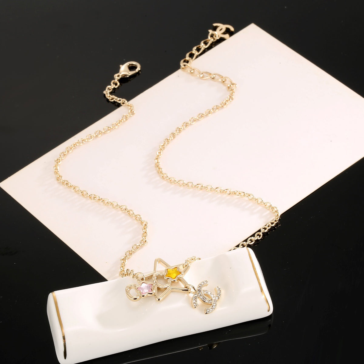 Chanel Interlocking C Star Necklace - album image 7