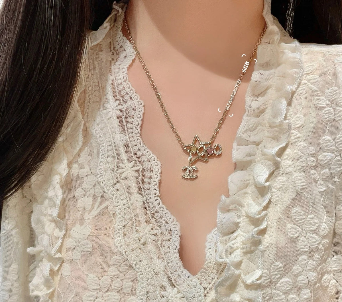 Chanel Interlocking C Star Necklace - album image 6