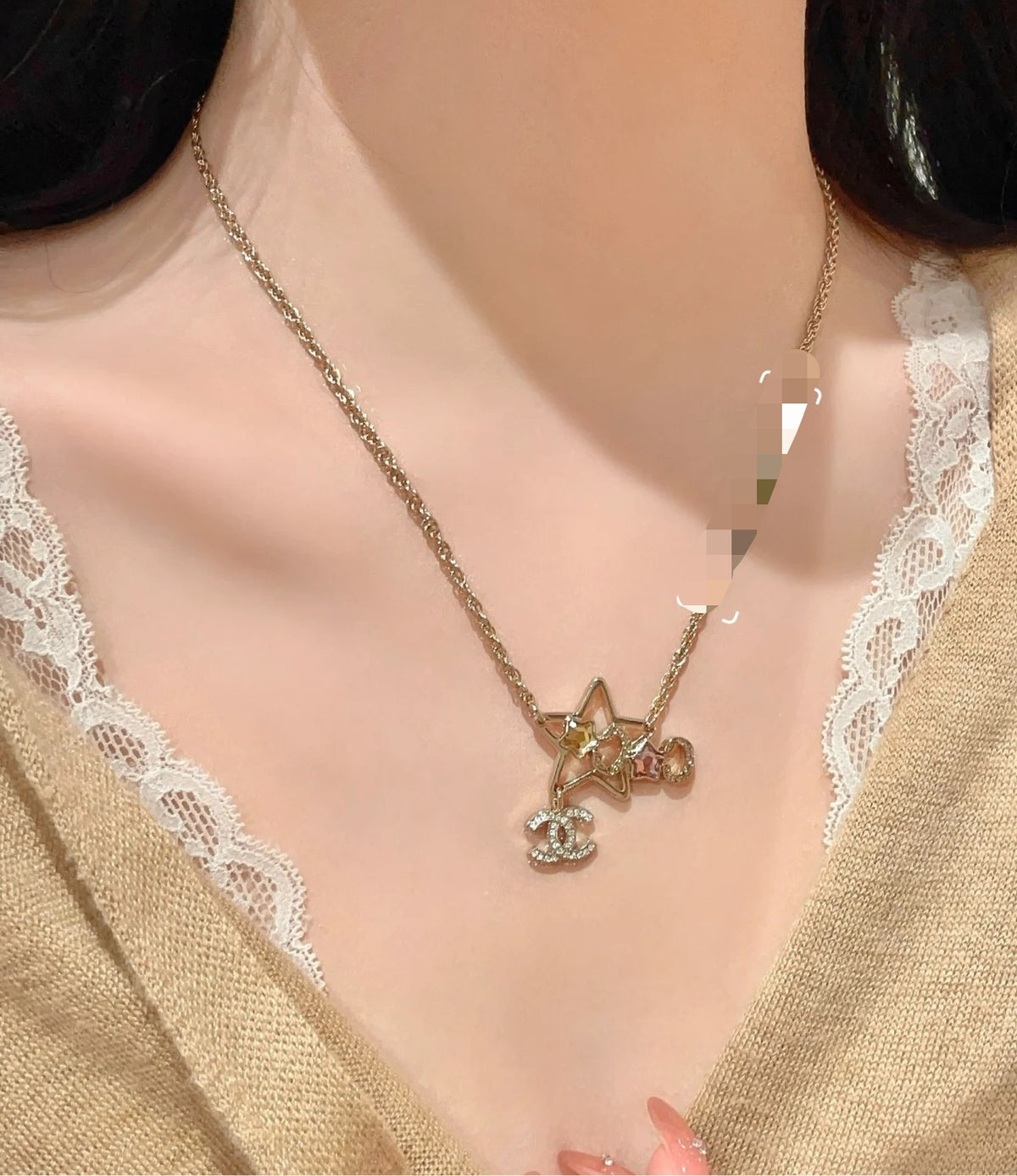 Chanel Interlocking C Star Necklace - album image 3