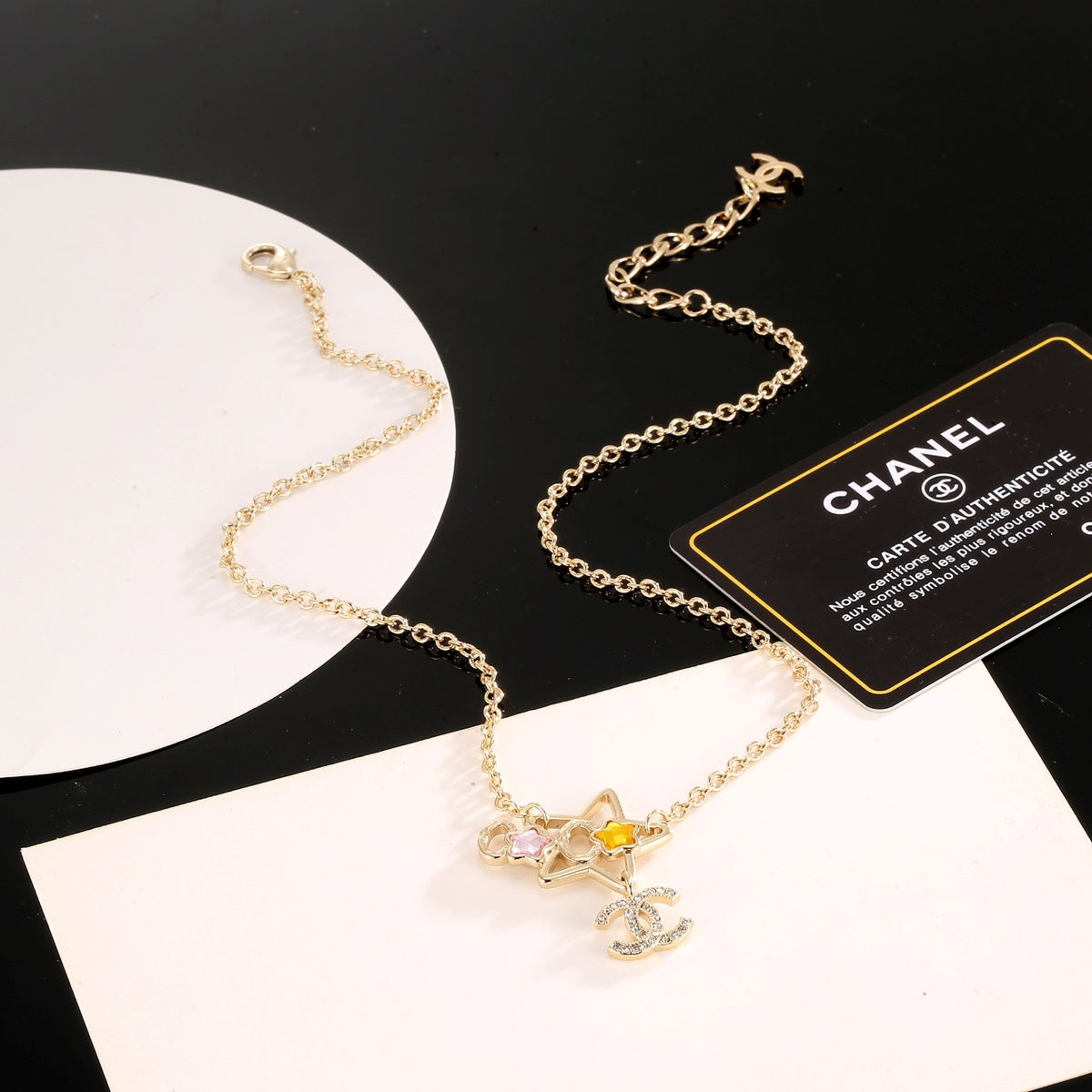 Chanel Interlocking C Star Necklace - album image 5