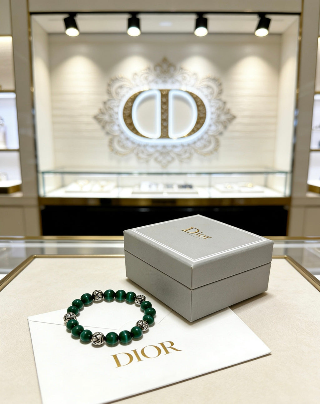 Dior Green Bead Ornamental Bracelet - product image 5