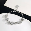 Dior Silver-Tone Crystal Flower Bracelet - product image 1