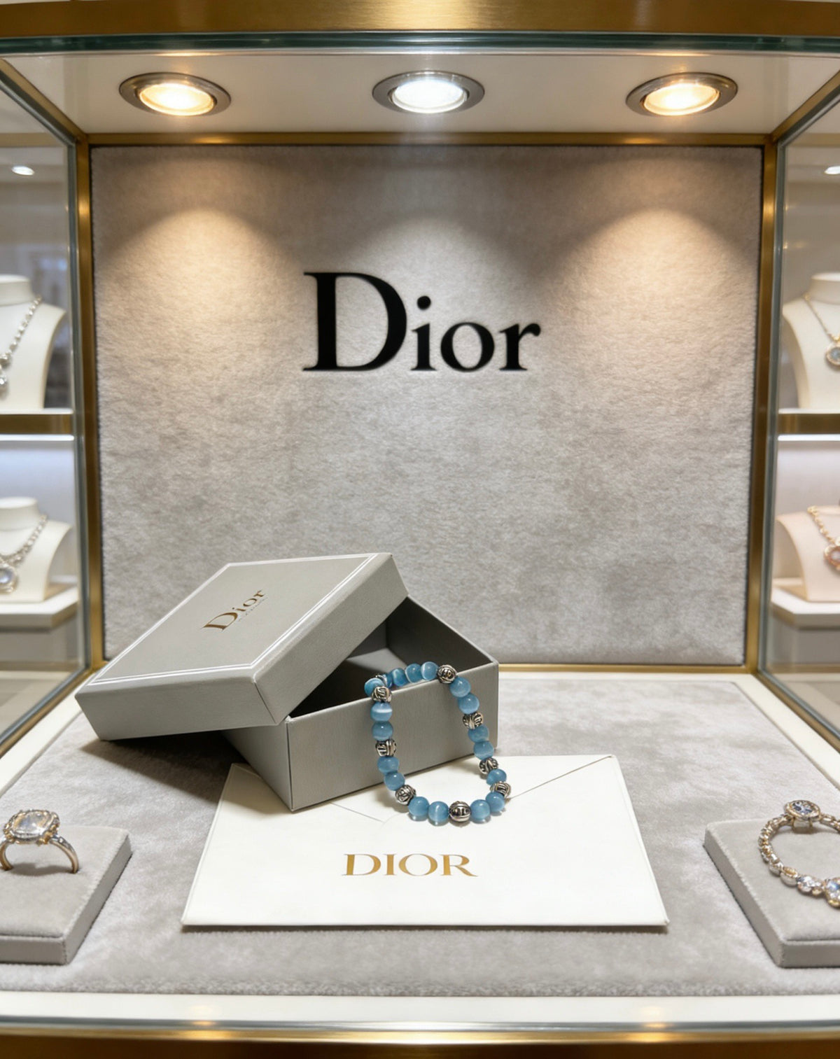 Dior Pale Blue Bead Bracelet - product image 5