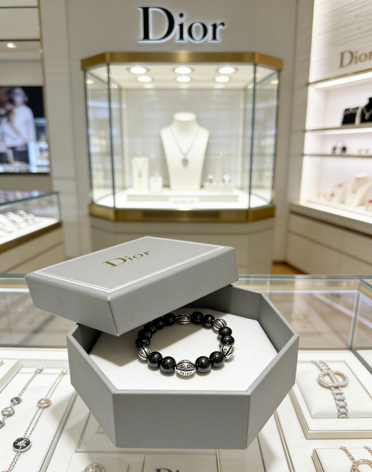 Dior Black Bead Ornamental Bracelet - product image 6