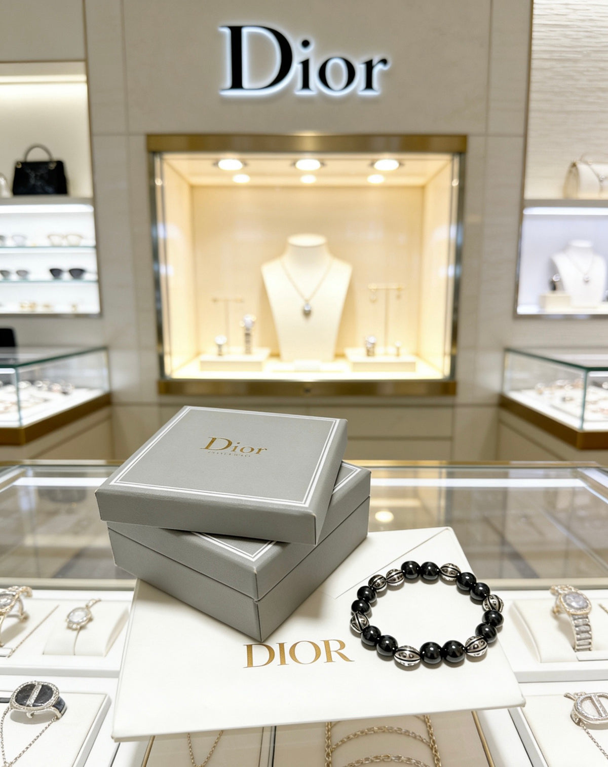 Dior Black Bead Ornamental Bracelet - product image 7