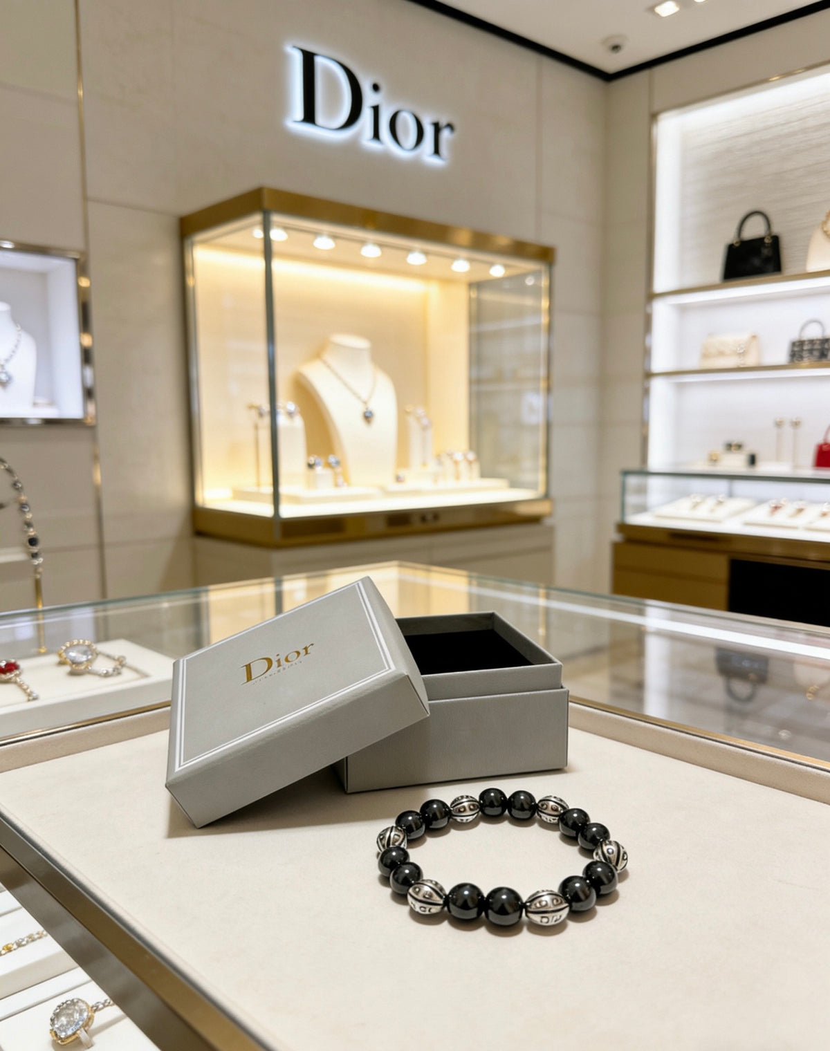 Dior Black Bead Ornamental Bracelet - product image 5