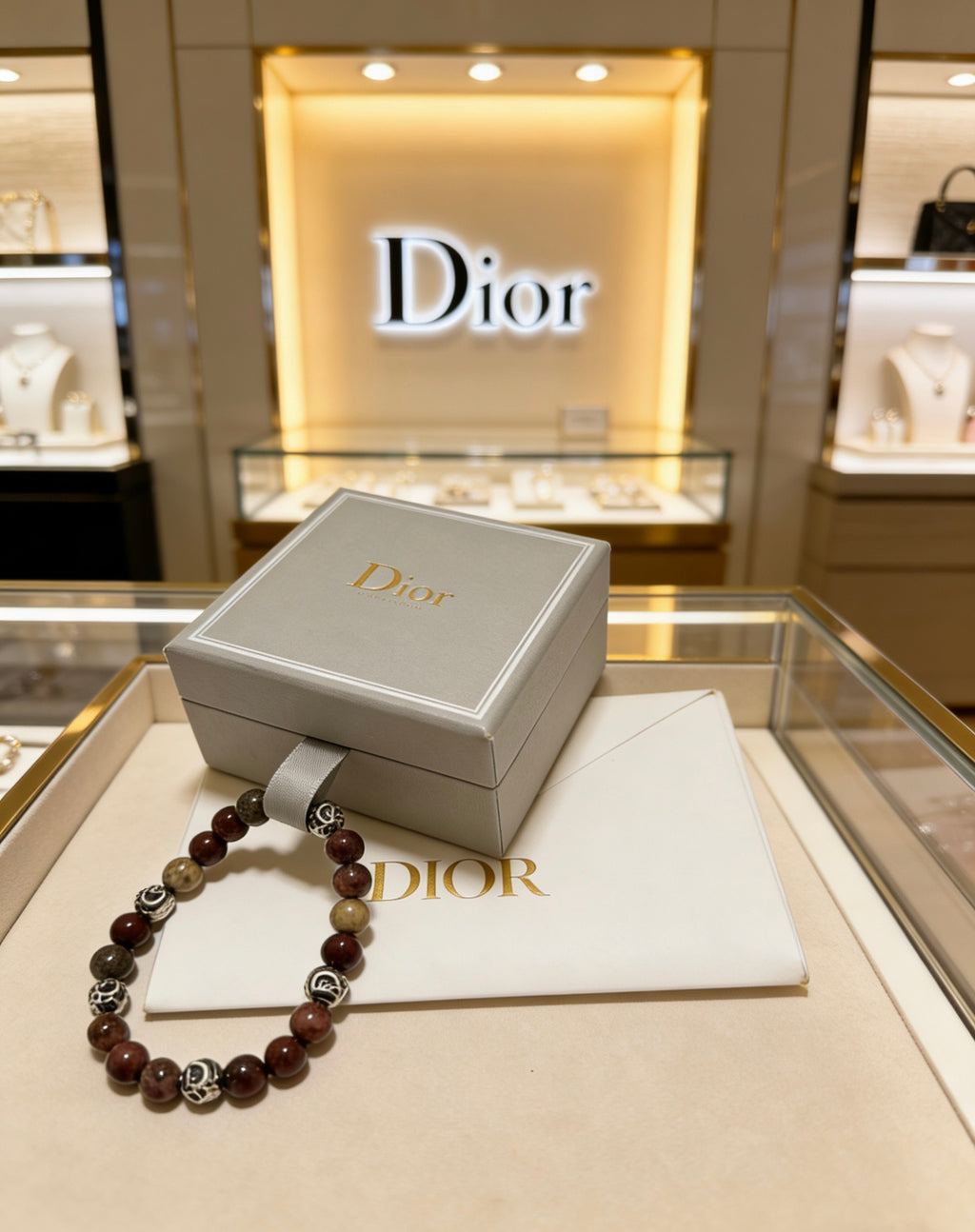 Dior Brown Bead Ornamental Bracelet - product image 6