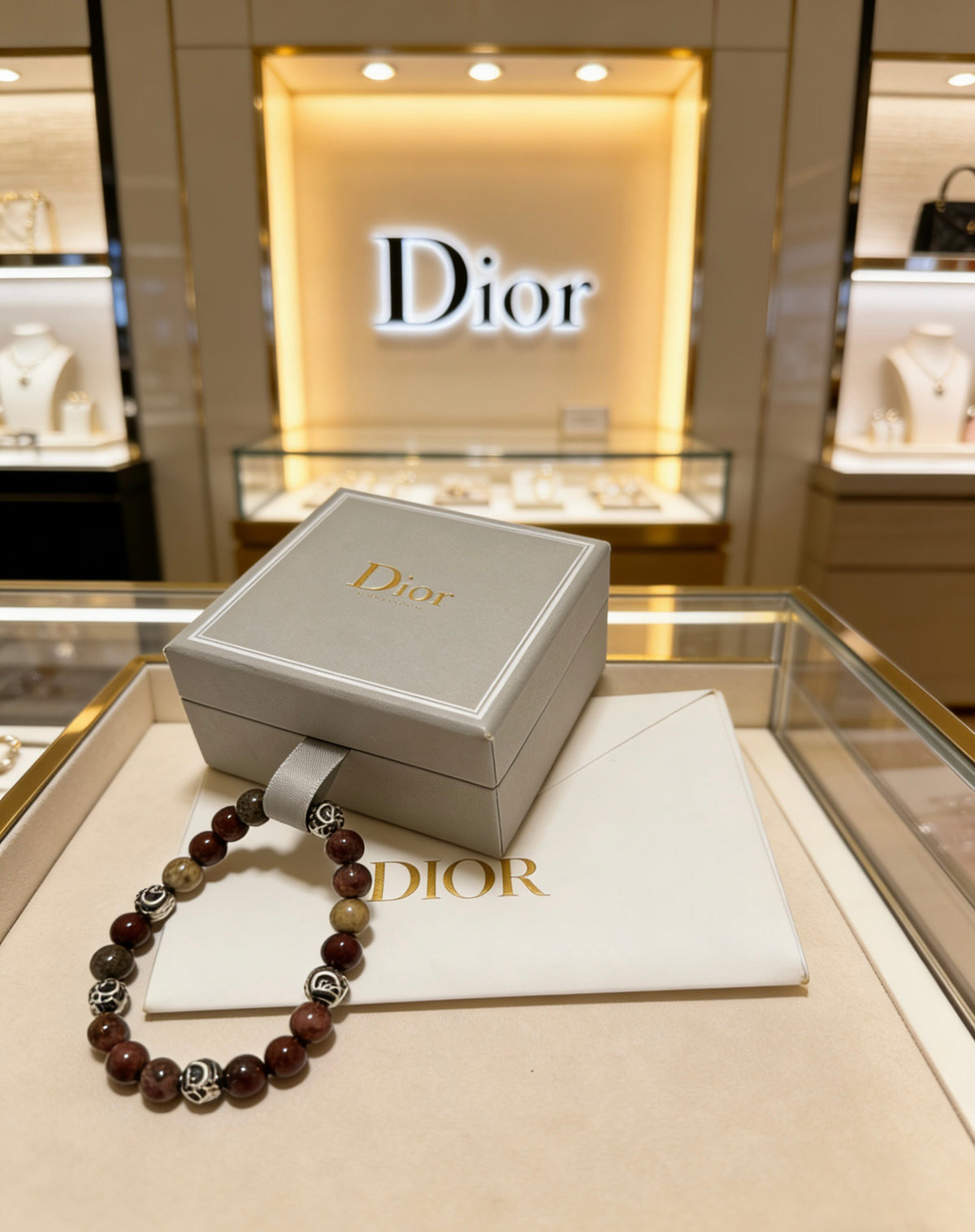 Dior Brown Bead Ornamental Bracelet - product image 6