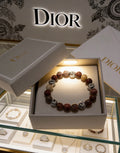 Dior Brown Bead Ornamental Bracelet - product image 1