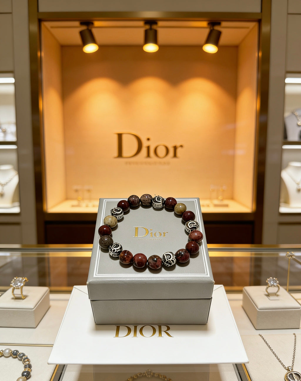 Dior Brown Bead Ornamental Bracelet - product image 7