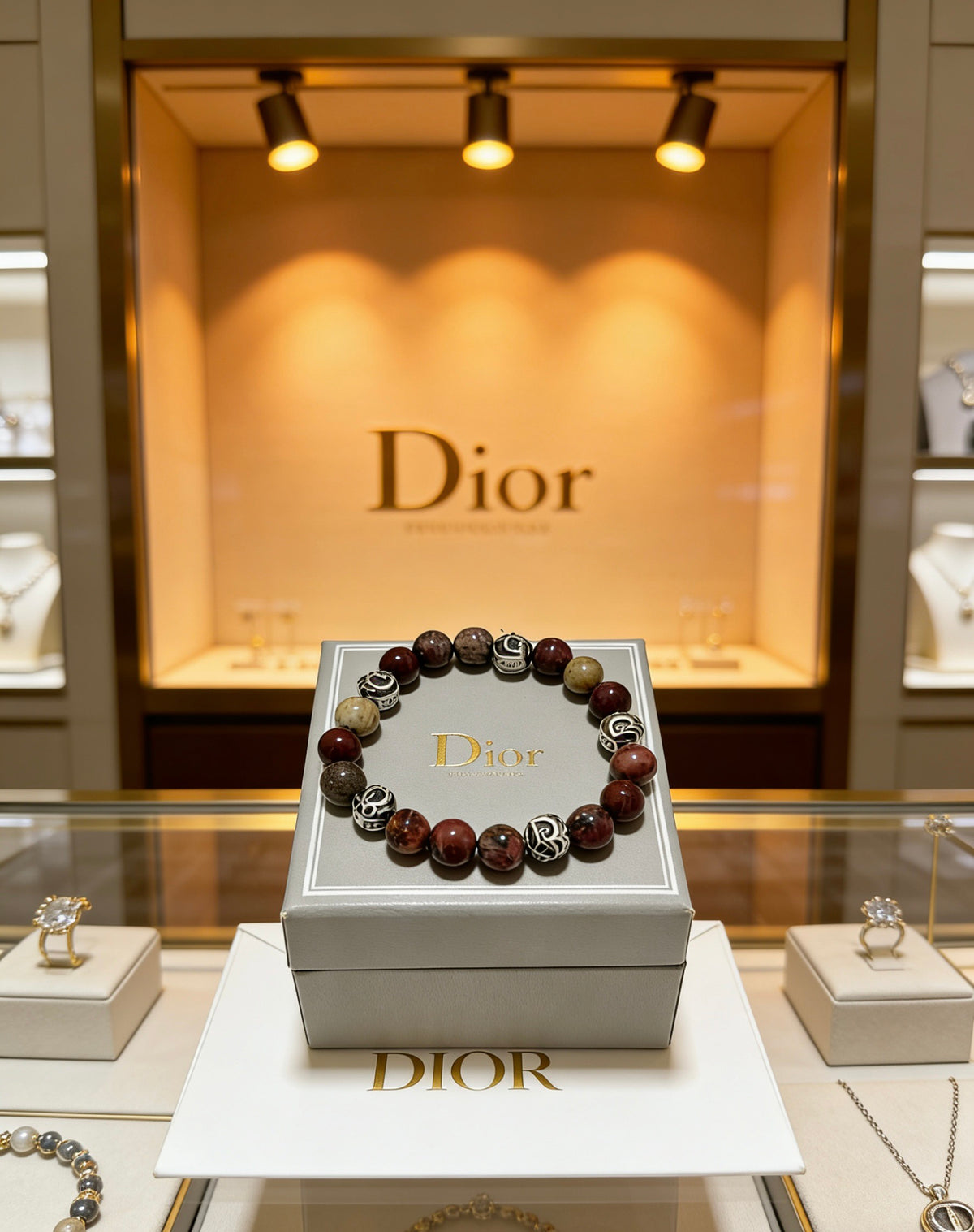 Dior Brown Bead Ornamental Bracelet - product image 7