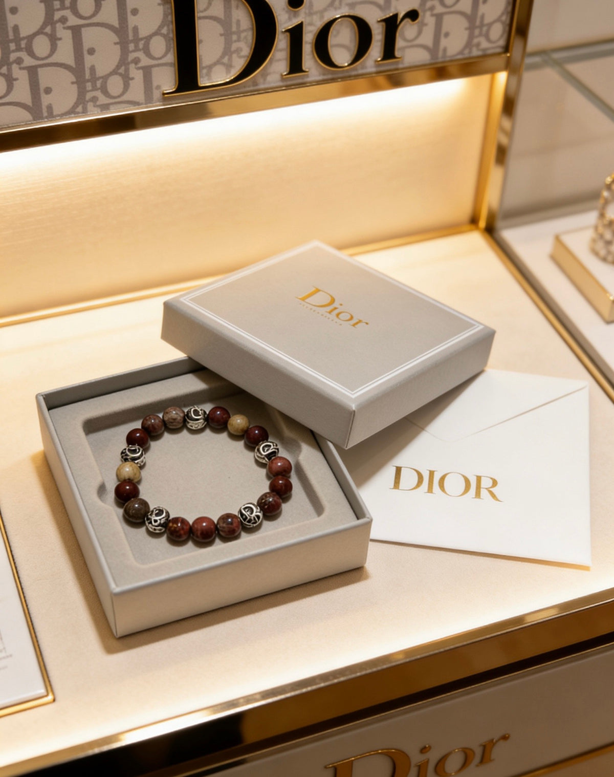 Dior Brown Bead Ornamental Bracelet - product image 4