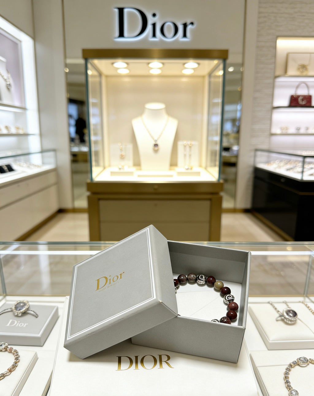 Dior Brown Bead Ornamental Bracelet - product image 5