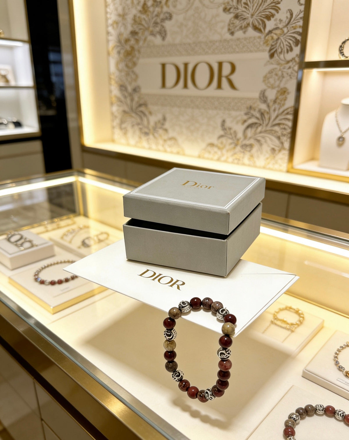 Dior Brown Bead Ornamental Bracelet - product image 3