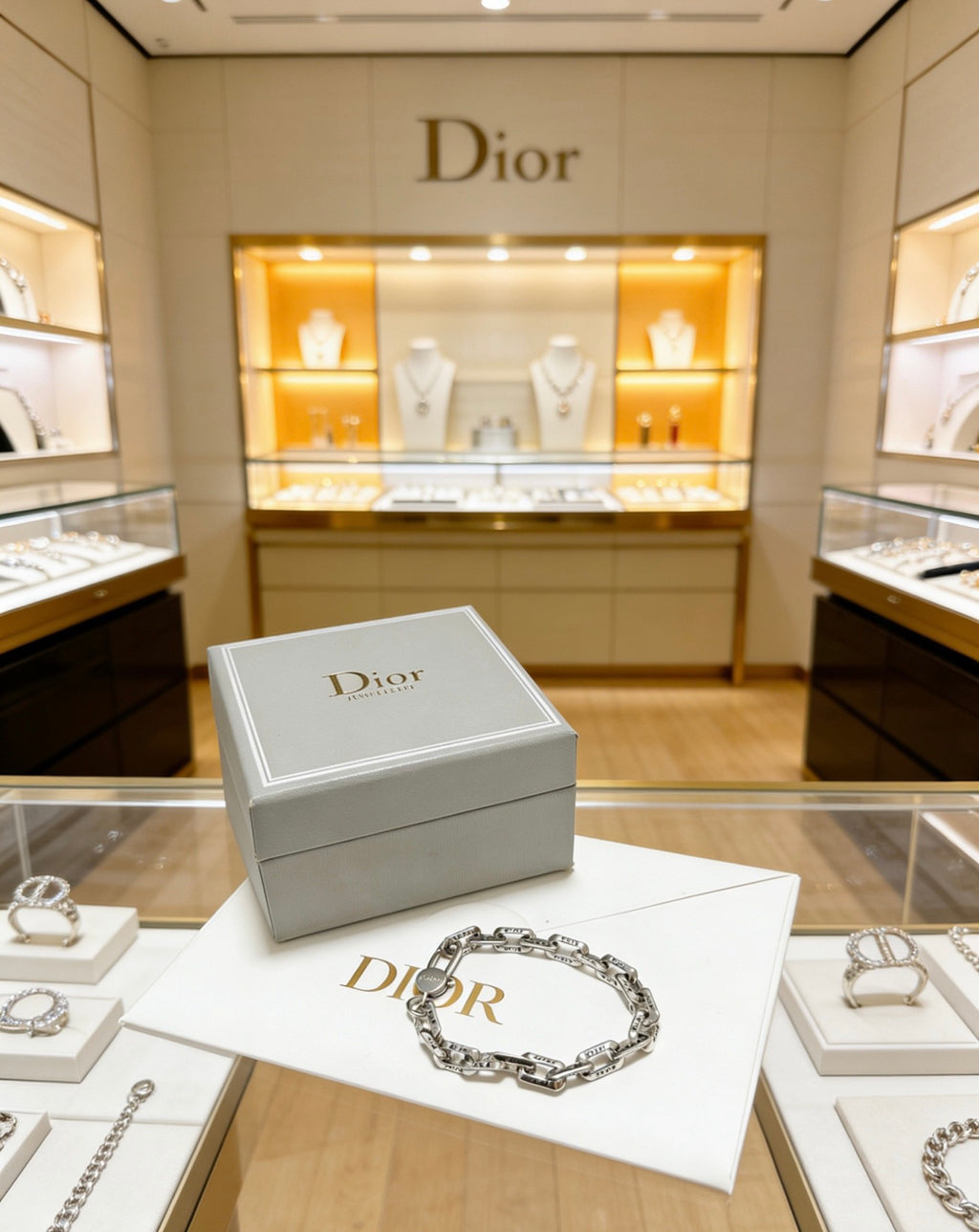 Dior Light Silver-Tone Link Bracelet - product image 1