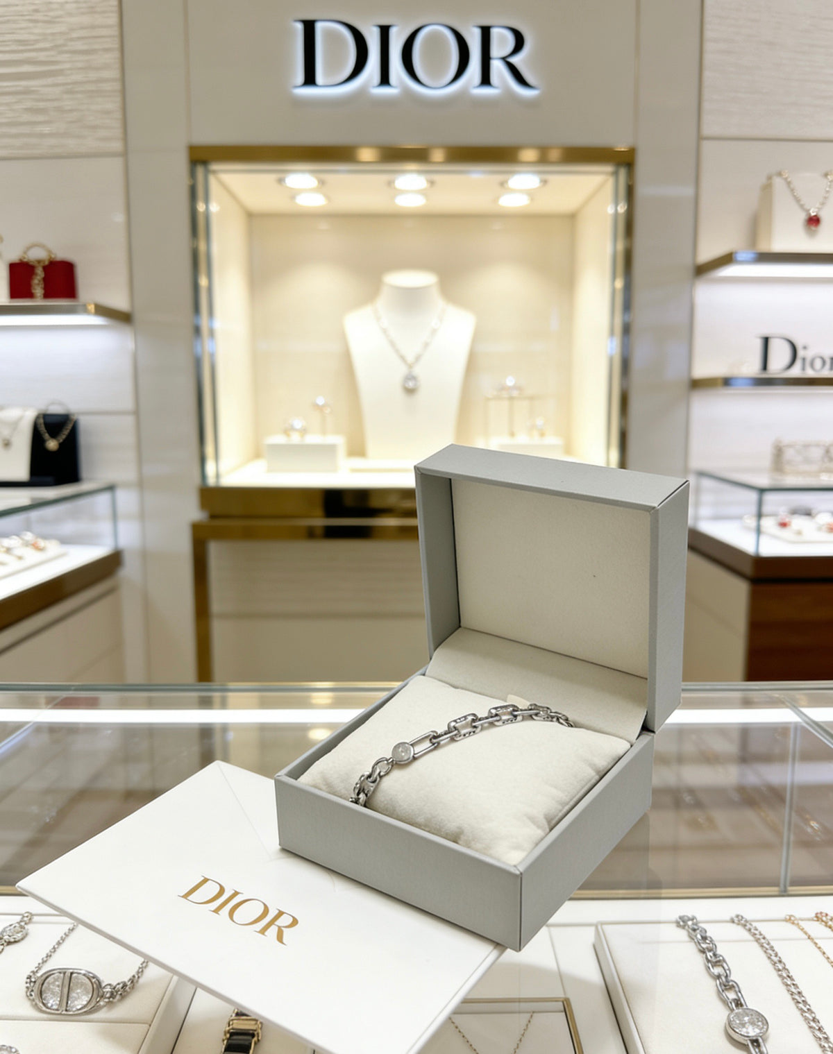 Dior Light Silver-Tone Link Bracelet - product image 6