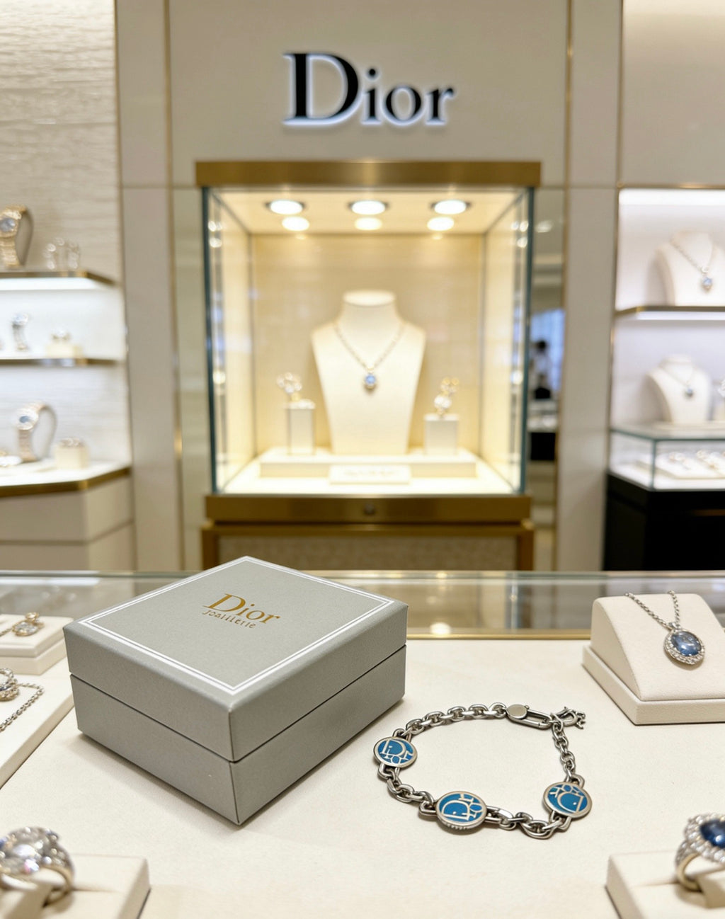 Dior Blue Medallion Chain Bracelet - product image 8