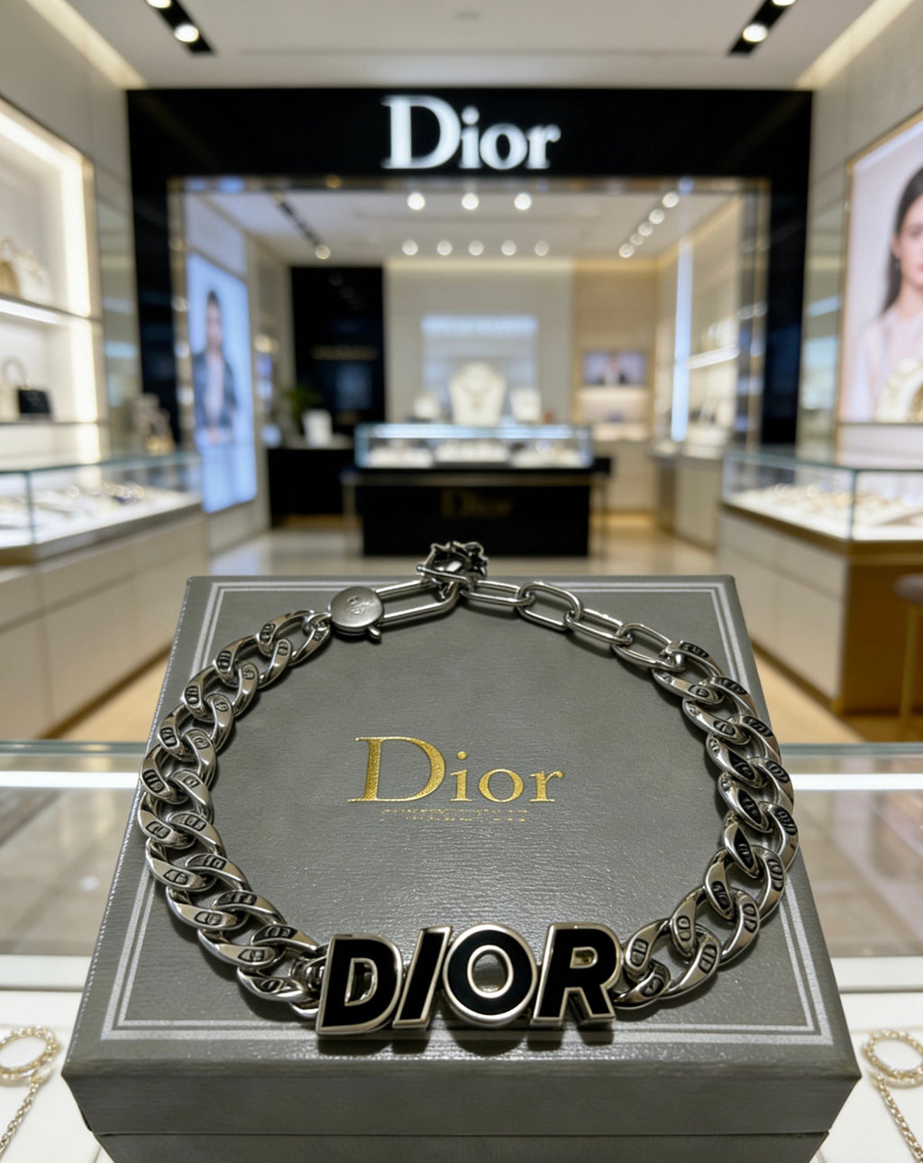 Dior Dark Letter Chain Bracelet - product image 2