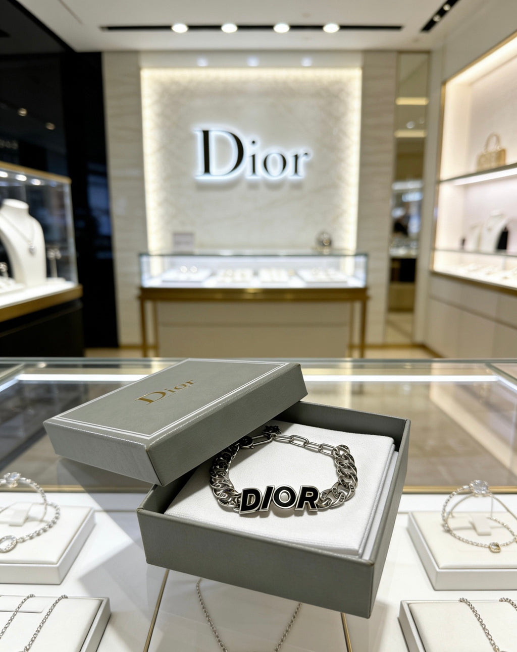 Dior Dark Letter Chain Bracelet - product image 5