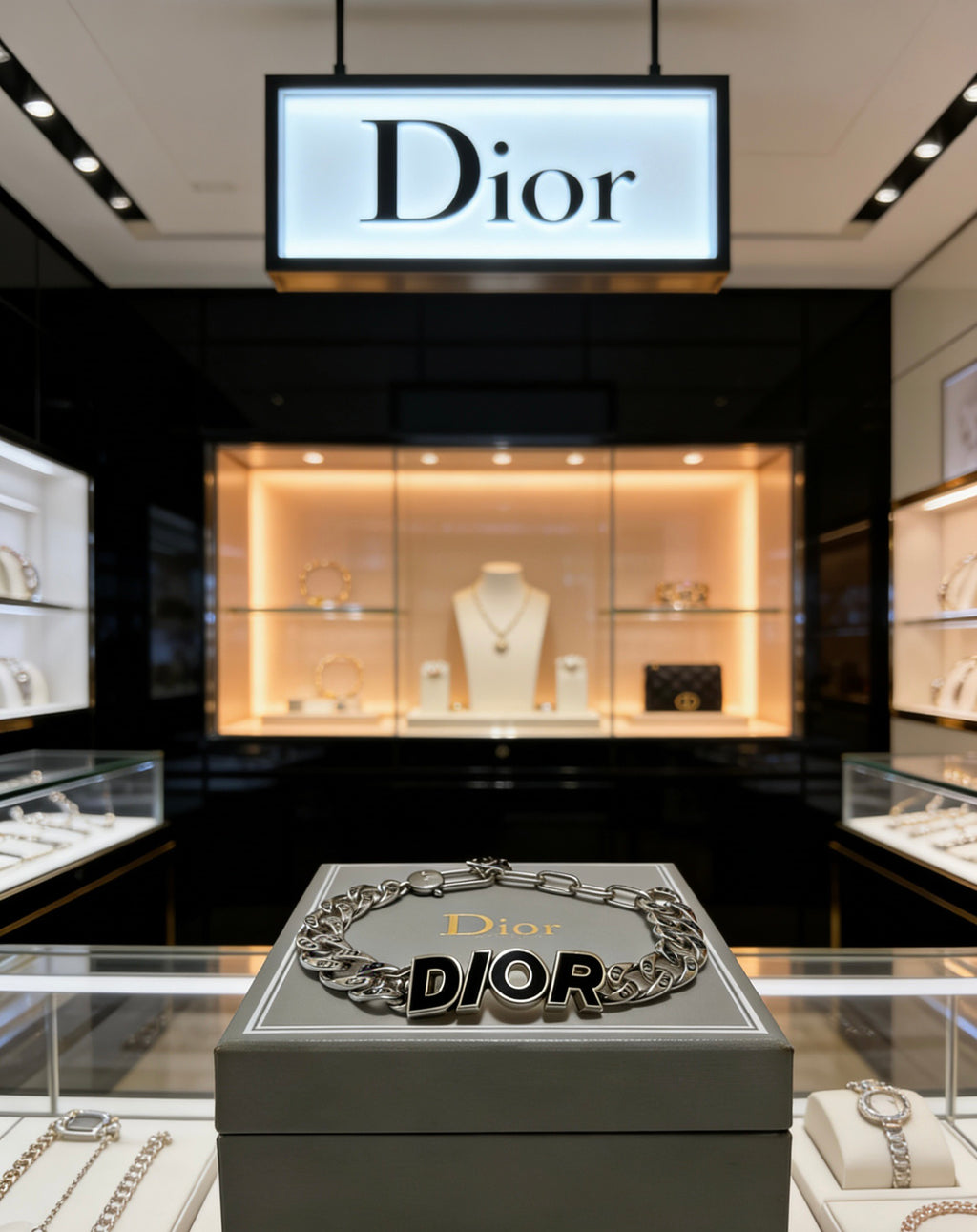 Dior Dark Letter Chain Bracelet - product image 8