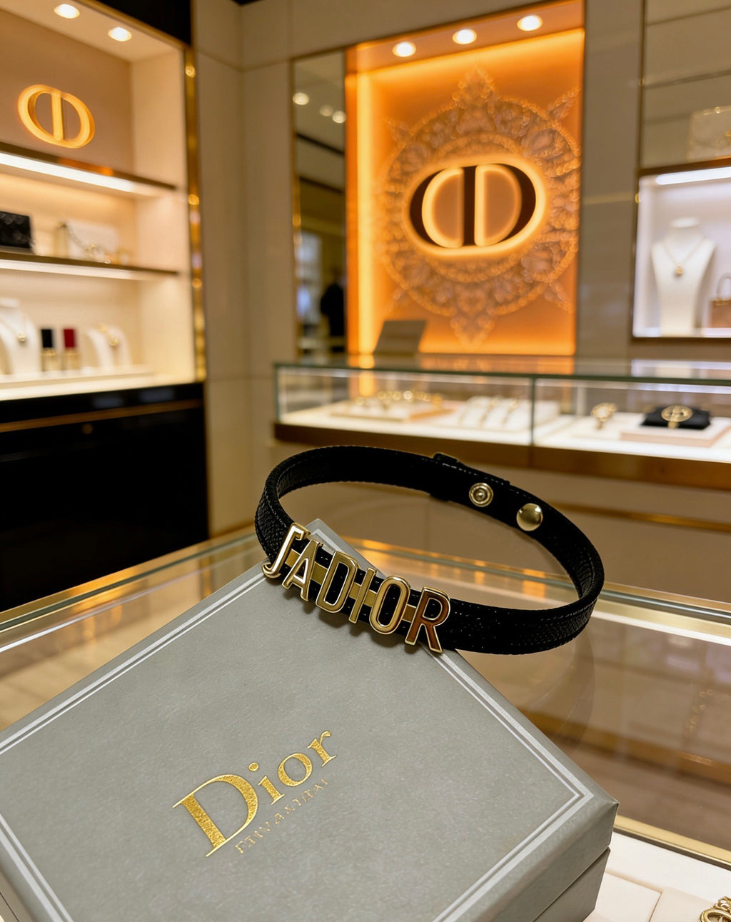 Dior Black Strap Ornamental Bracelet - product image 6
