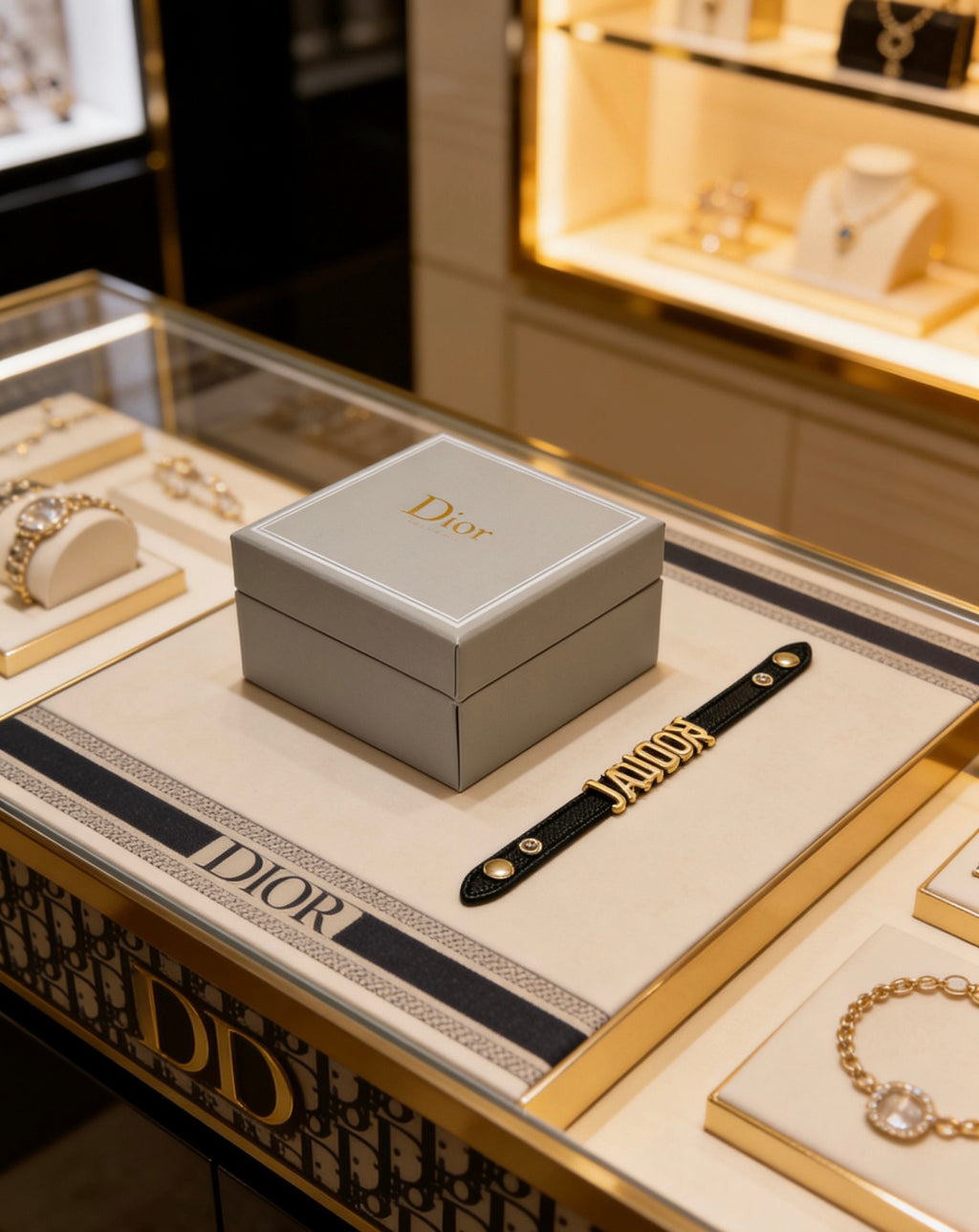 Dior Black Strap Ornamental Bracelet - product image 4