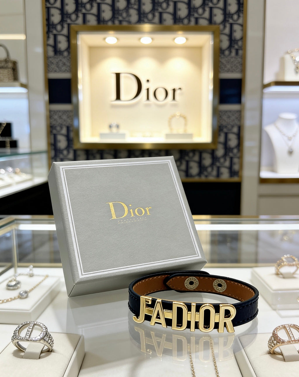 Dior Black Strap Ornamental Bracelet - product image 5
