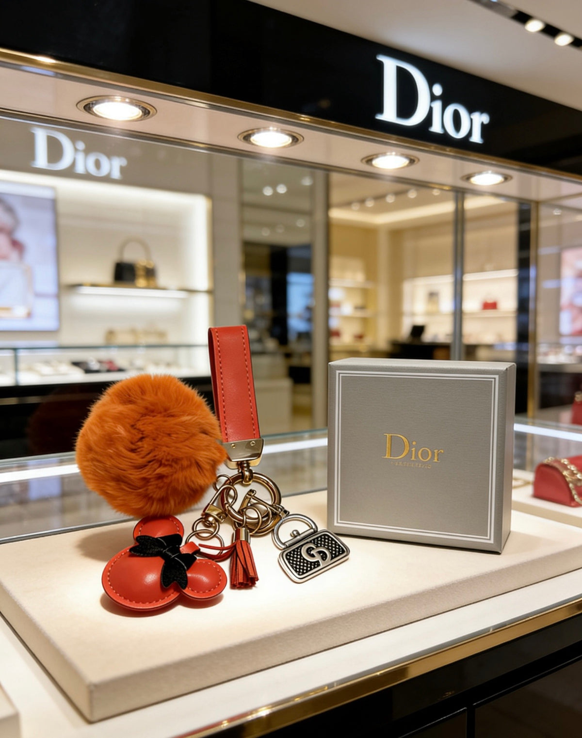 Dior Red Character Bag Charm - product image 3