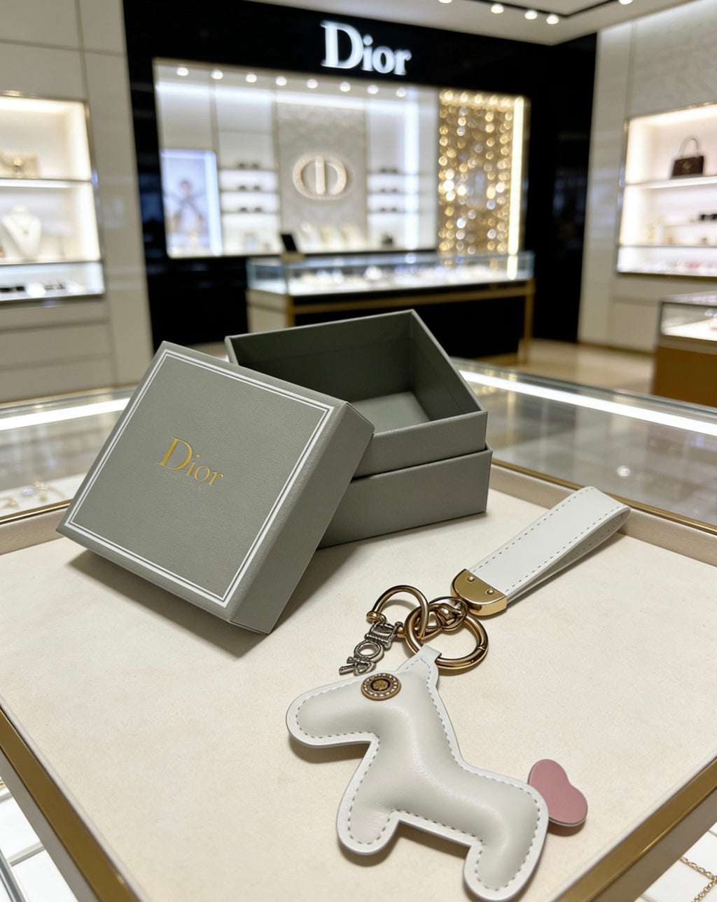 Dior White Character Keychain - product image 6