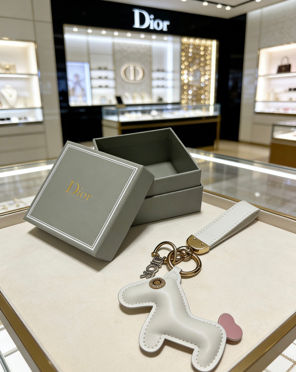Dior White Character Keychain - product image 6