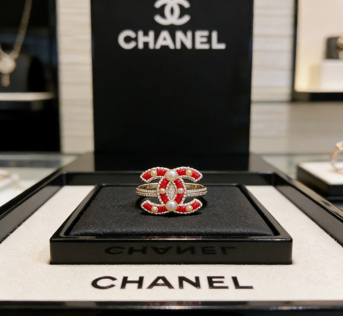 Chanel Pearl Ring - album image 5