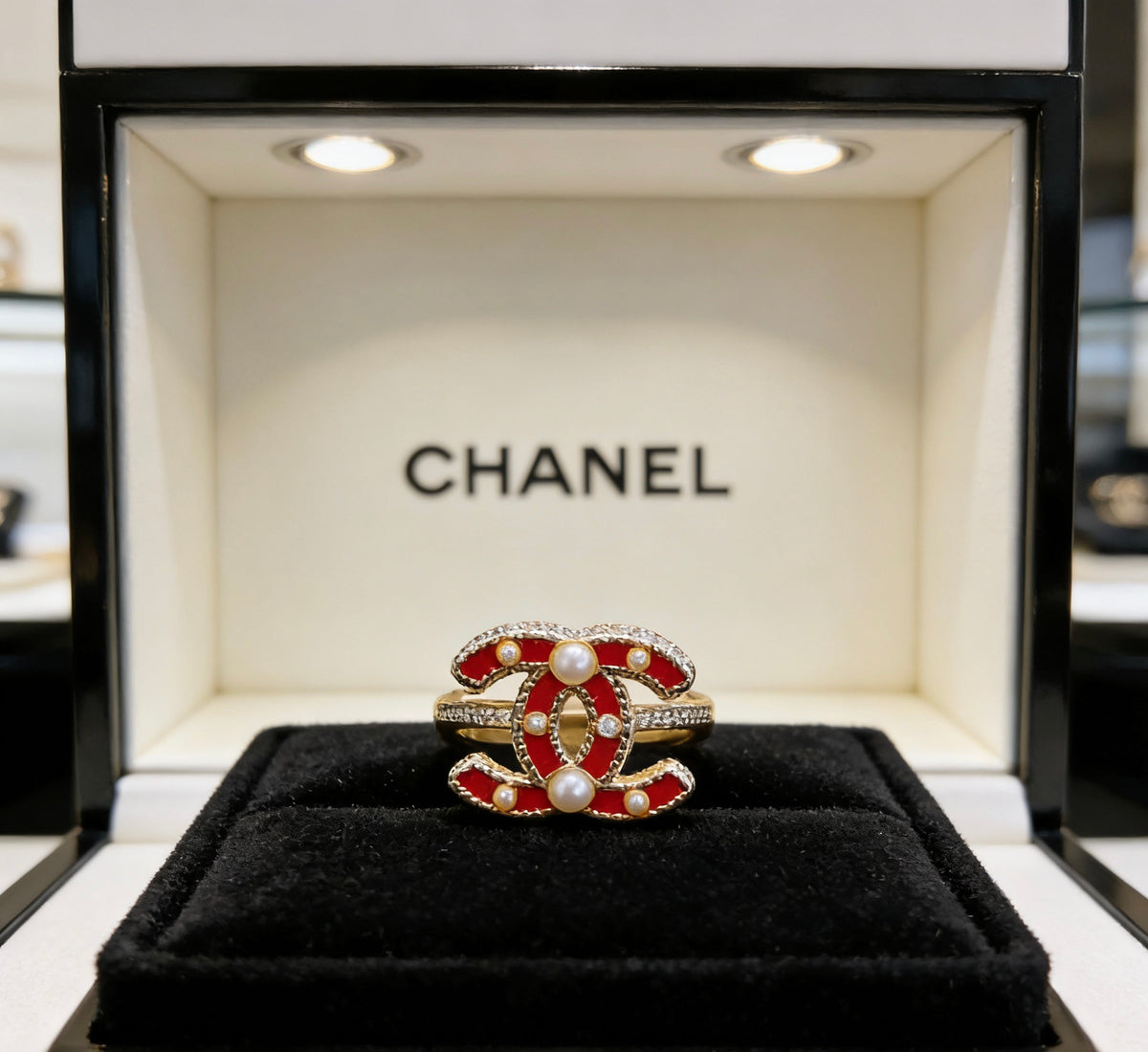 Chanel Pearl Ring - album image 3