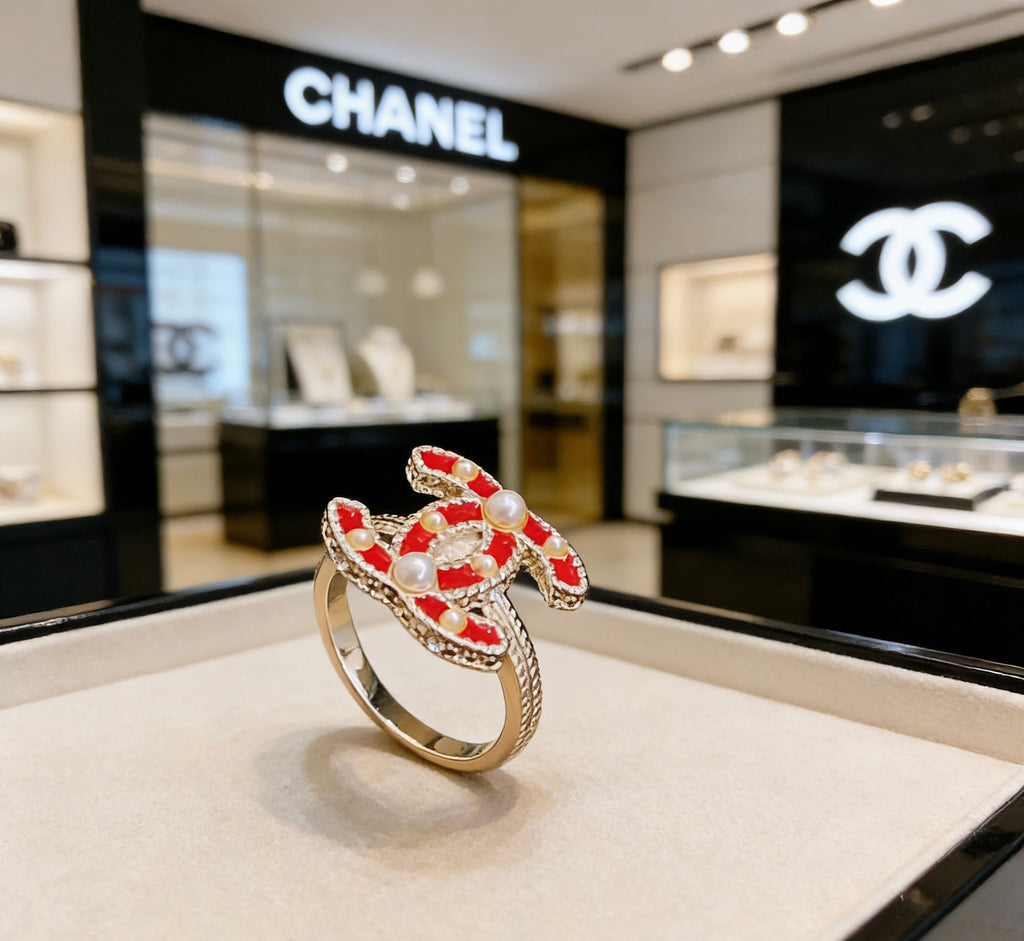 Chanel Pearl Ring - album image 1