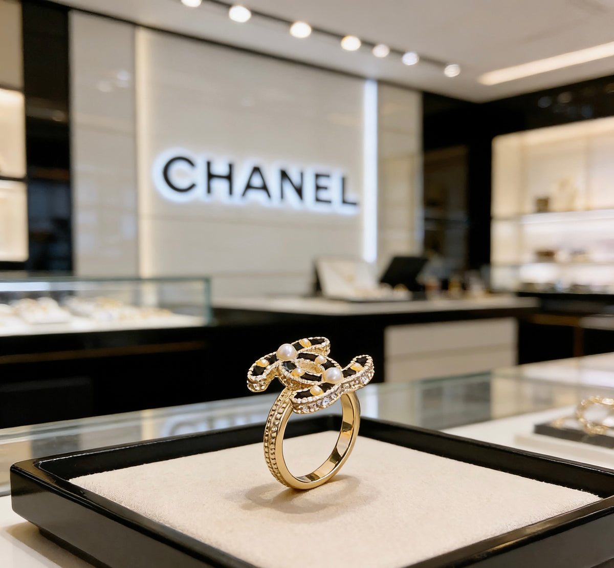 Chanel Pearl Ring - album image 6