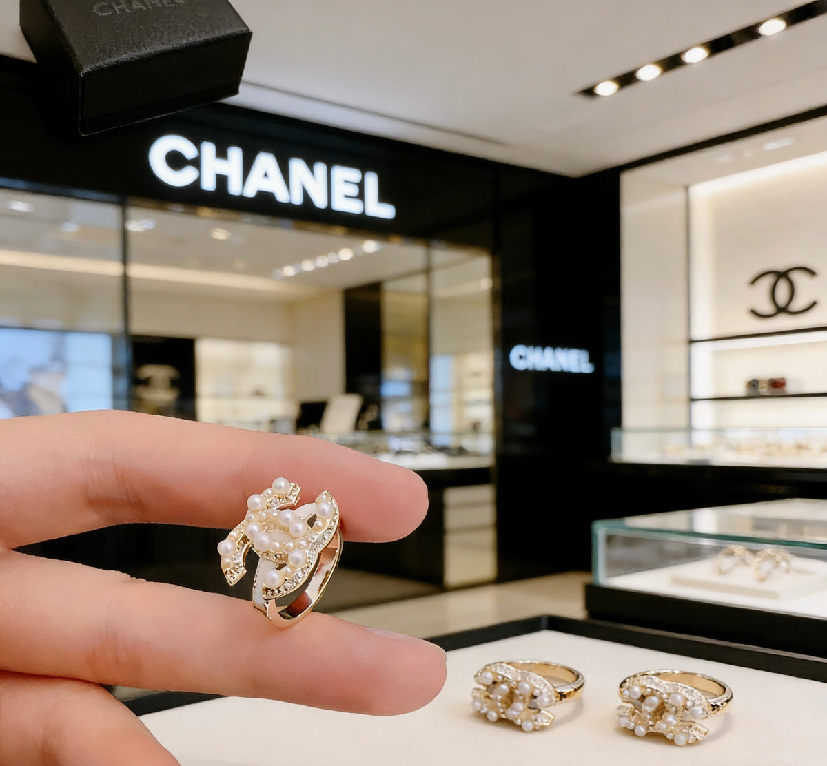 Chanel Pearl Ring - album image 7