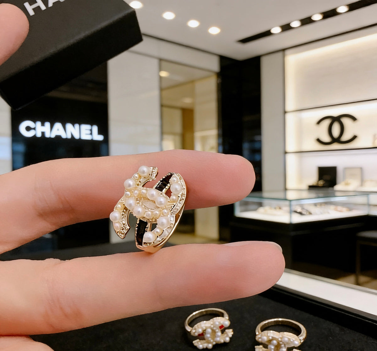 Chanel Pearl Ring - album image 8