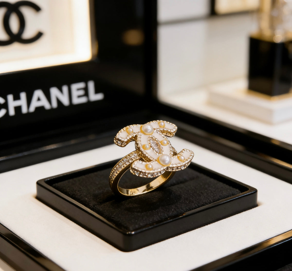 Chanel Pearl Ring - album image 2